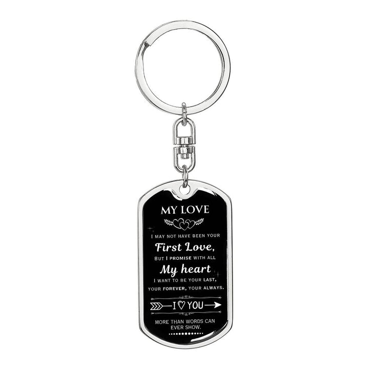 Romantic Keychain Gift for Boyfriend or Husband

