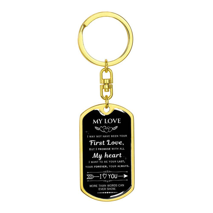 Romantic Keychain Gift for Boyfriend or Husband

