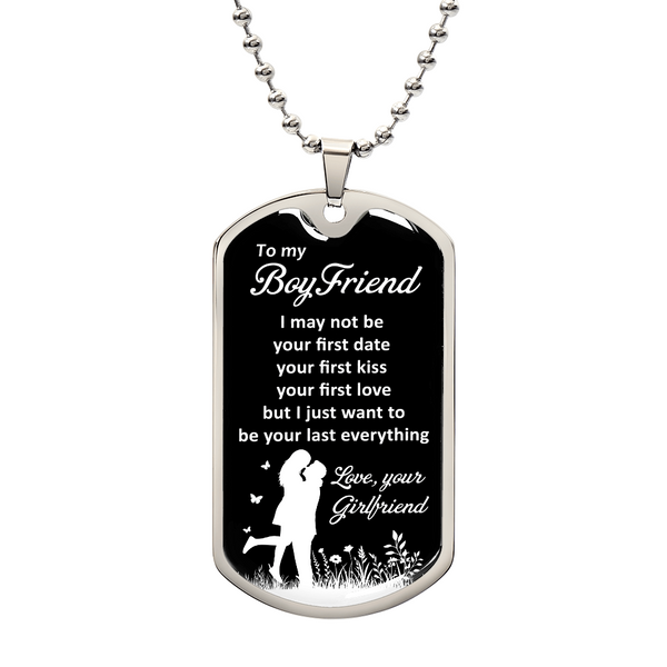 Boyfriend Necklace Gift with Sweet Words