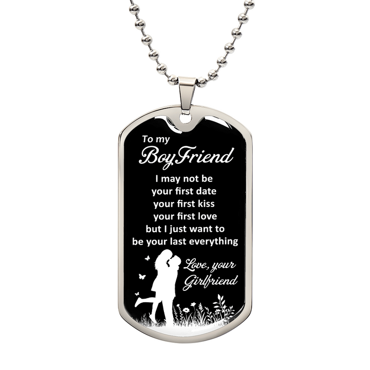 Boyfriend Necklace Gift with Sweet Words
