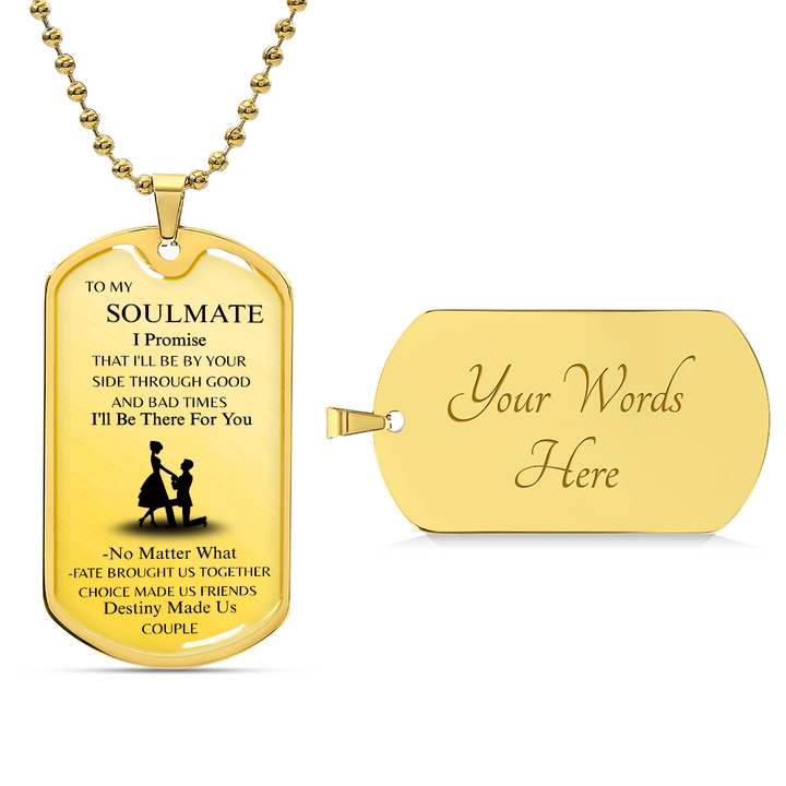 Love vow: Through all life, I'm yours