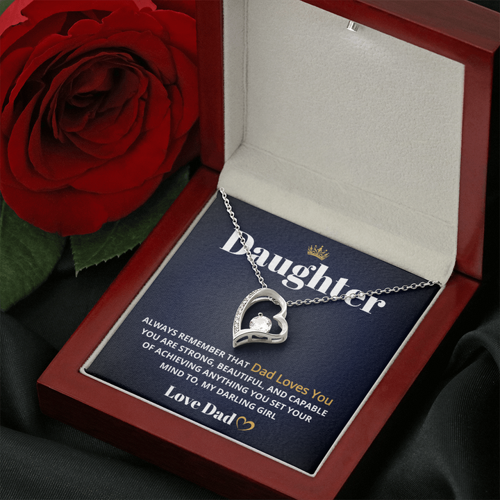 Special message from dad to girl
