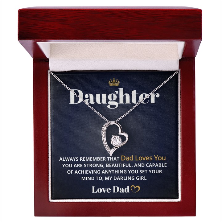 Special message from dad to girl