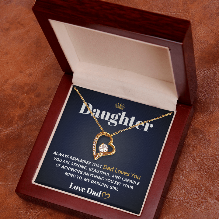 Special message from dad to girl