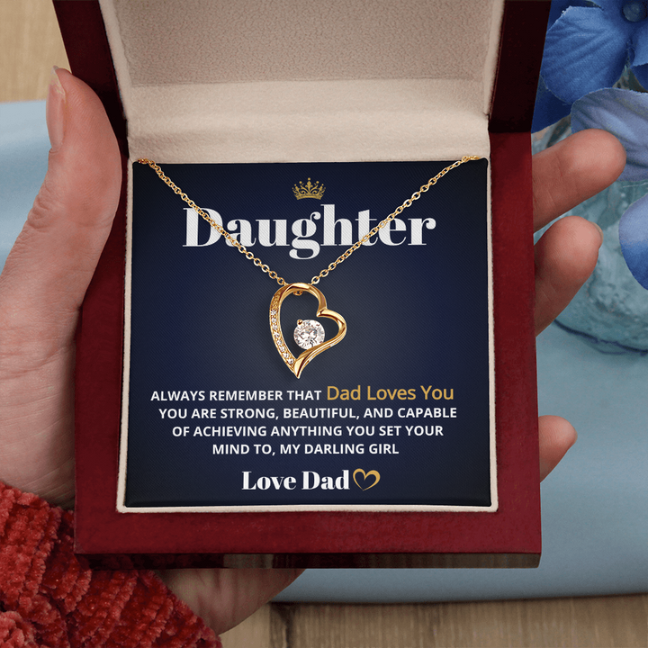 Special message from dad to girl