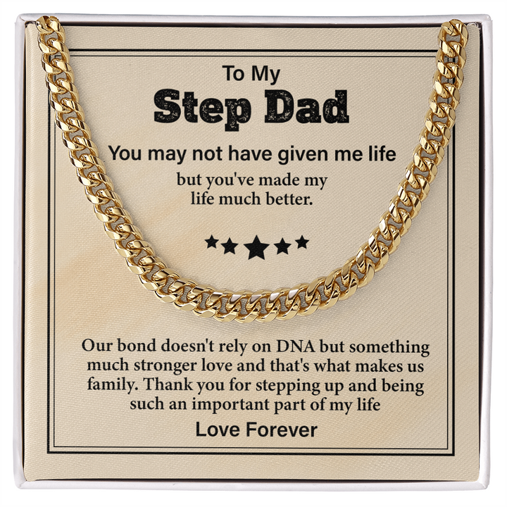 Stepdad appreciation poem with stars