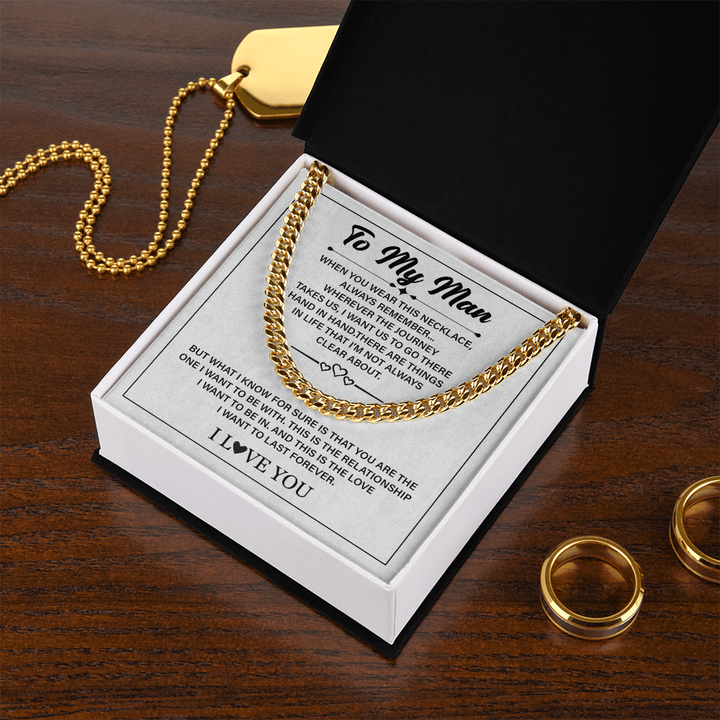 Love promise keepsake for him