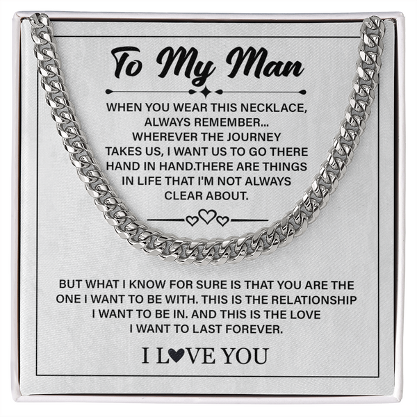 Hand in hand journey necklace