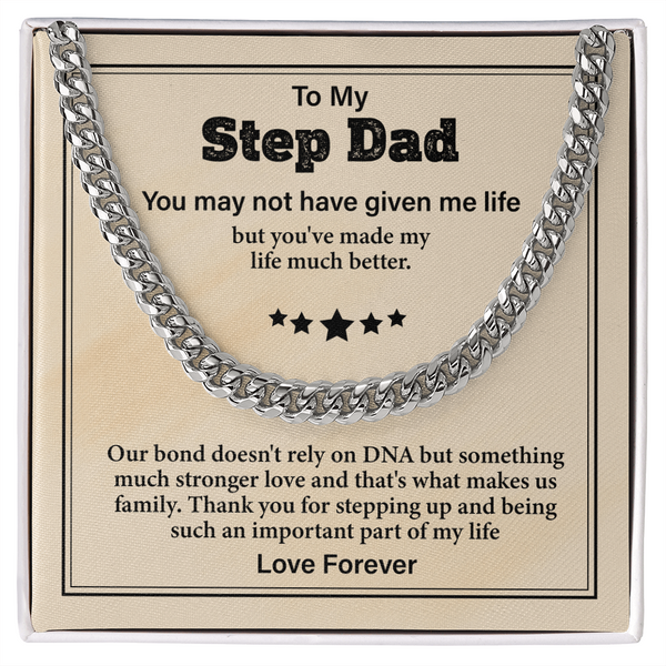 Stepdad appreciation poem with stars