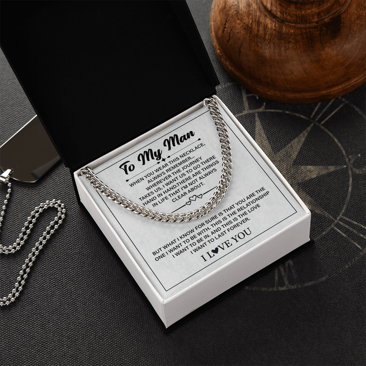 Love promise keepsake for him