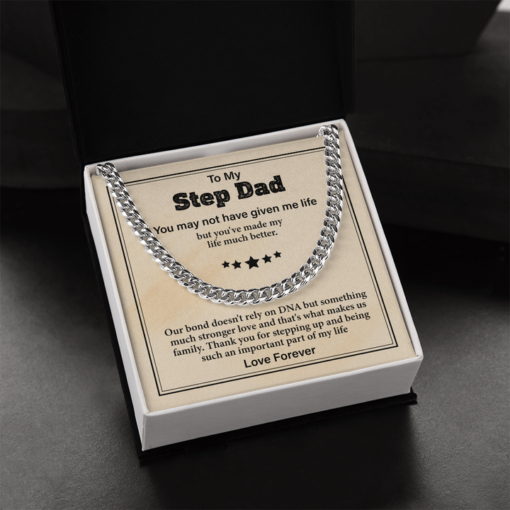 Stepdad appreciation poem with stars