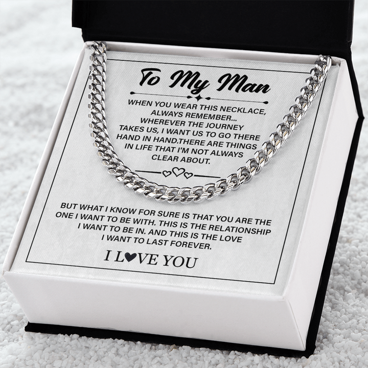 Love promise keepsake for him