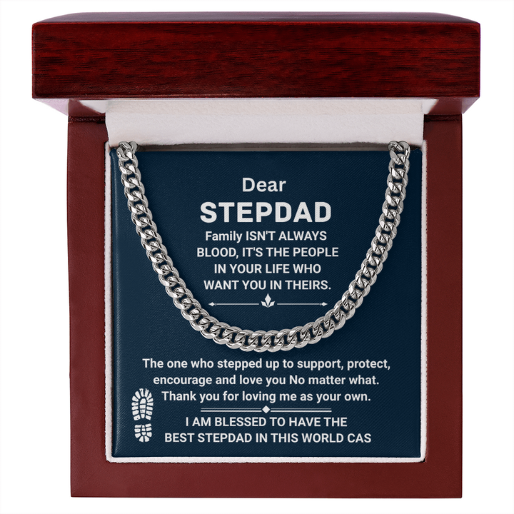 Grateful message for loving stepdad