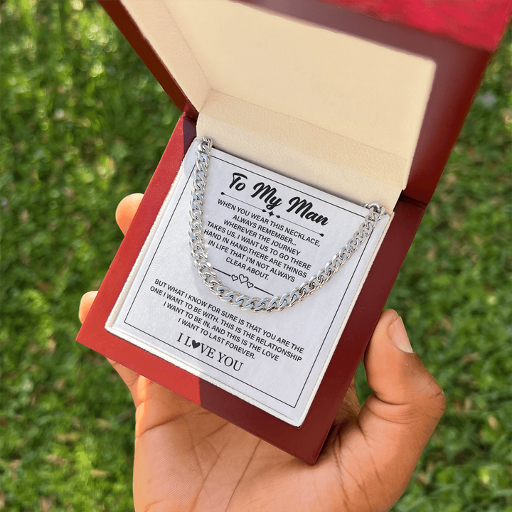Love promise keepsake for him