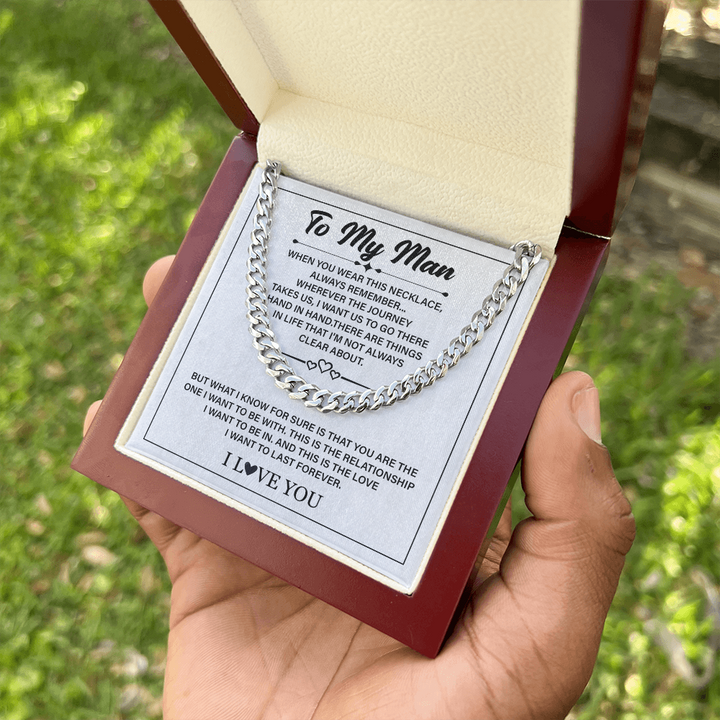 Love promise keepsake for him