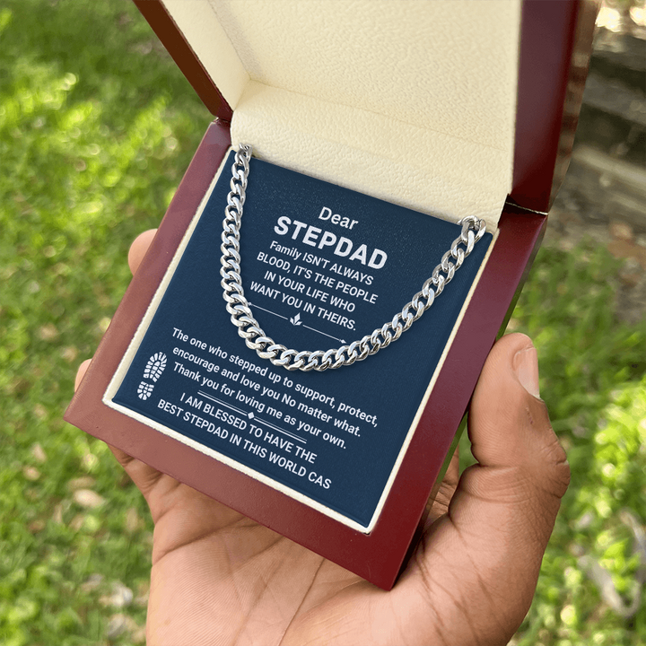 Grateful message for loving stepdad