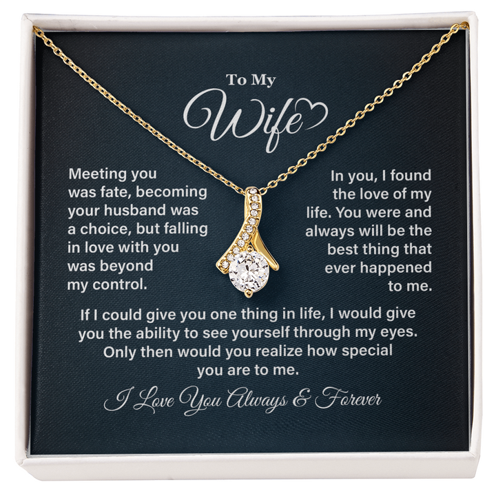 To My Wife" romantic note with heartfelt marriage promises