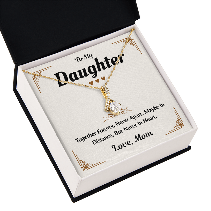Daughter gift necklace from mom