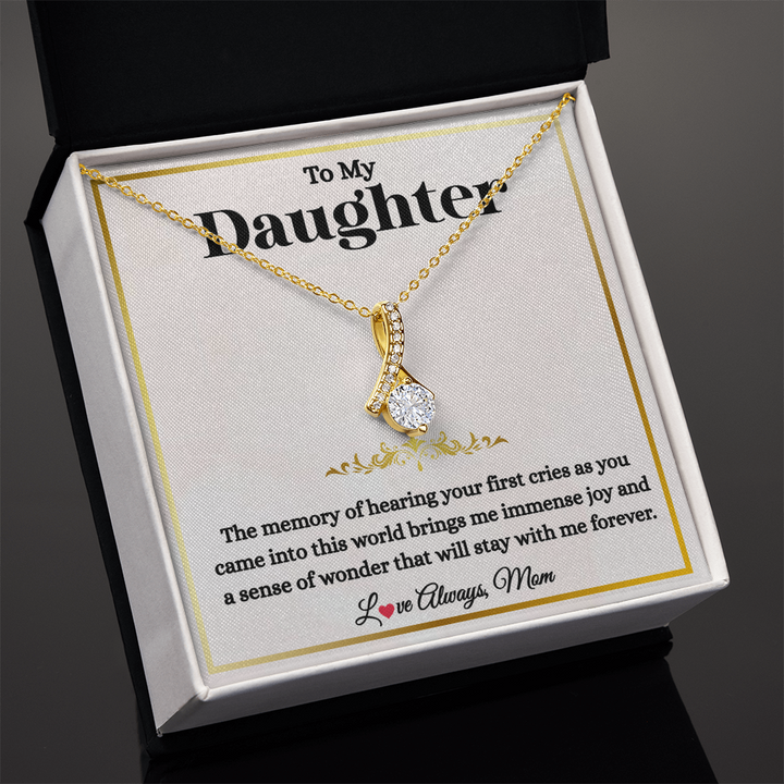 Daughter Necklace for Strength and Love