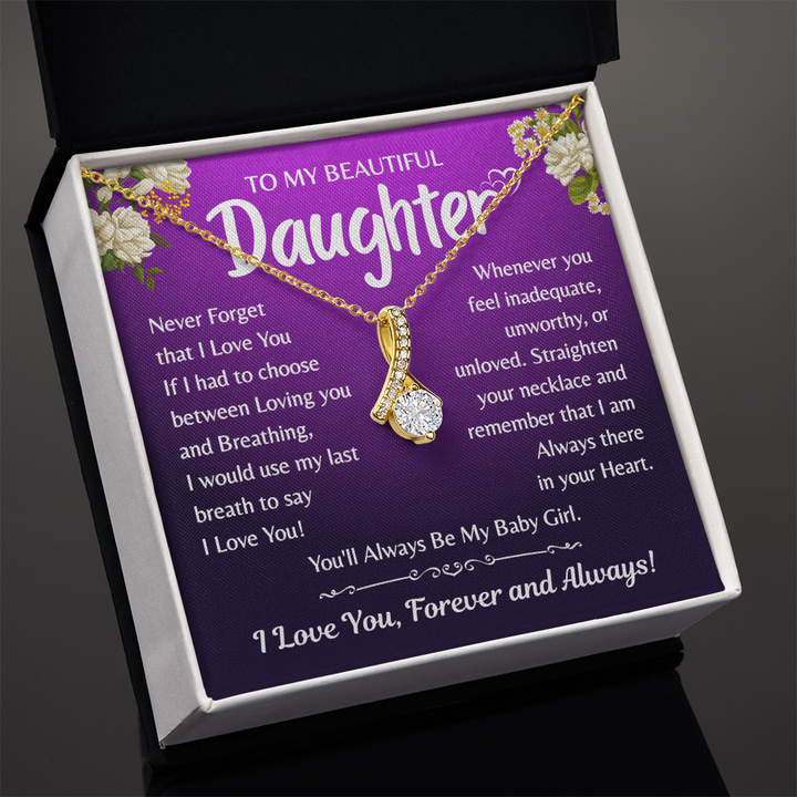 Heartfelt mom to daughter jewelry