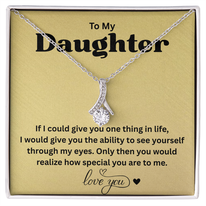 Special message from dad to girl