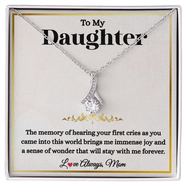 Daughter Necklace for Strength and Love