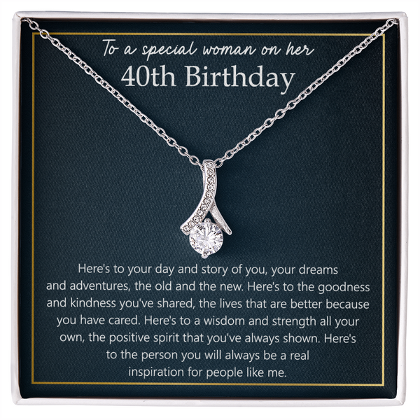 40th Birthday Gift Ideas for Women - Pendant Necklaces