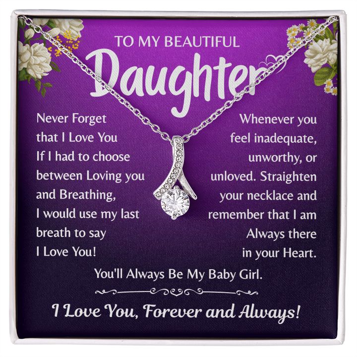 Heartfelt mom to daughter jewelry