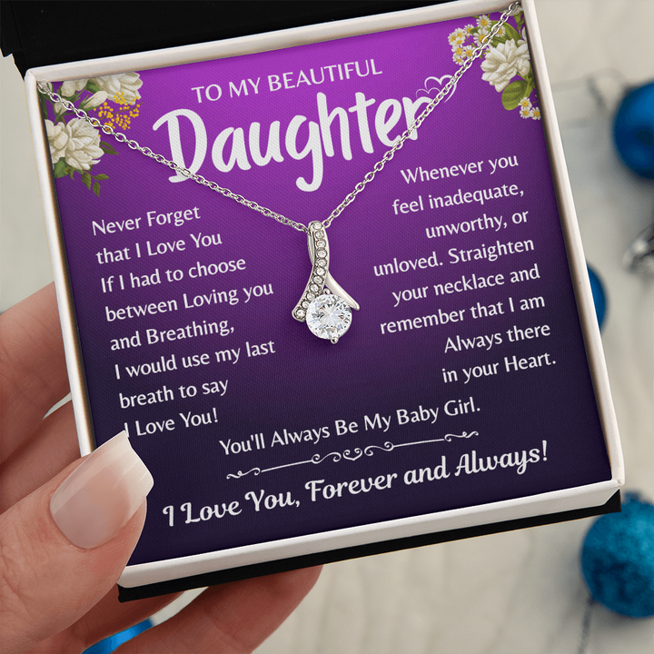 Heartfelt mom to daughter jewelry