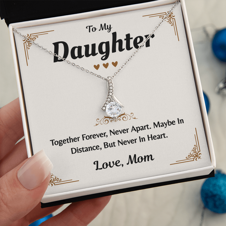 Sentimental silver necklace gift