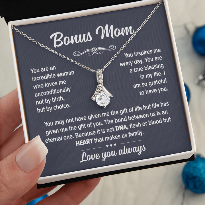 Mom Gift Love Knot Necklace