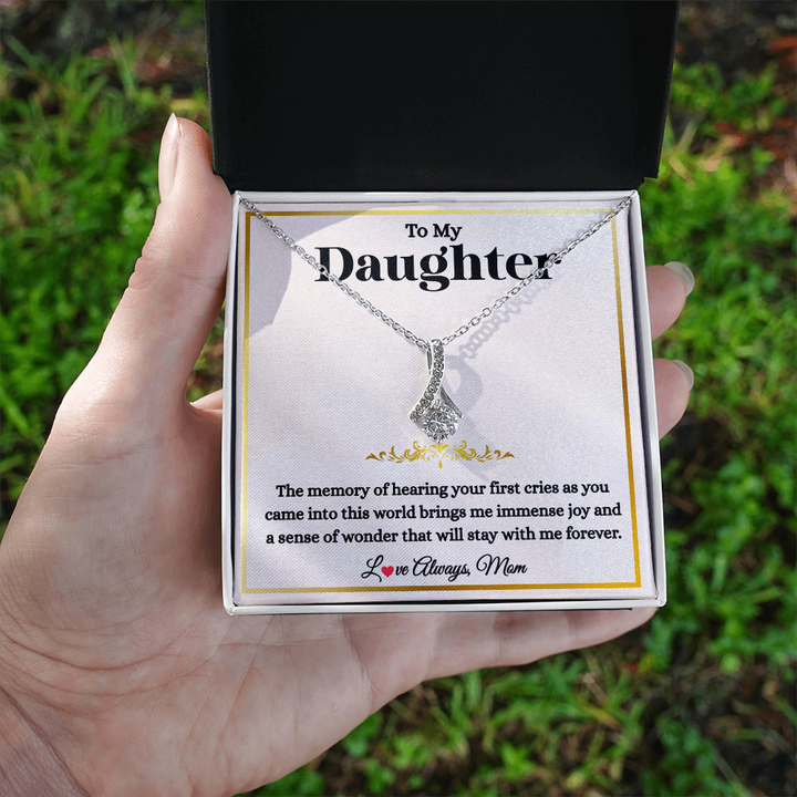 Daughter Necklace for Strength and Love