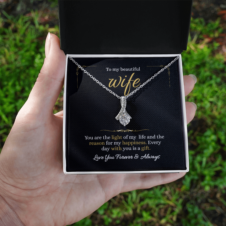Gift Boxed Necklace for Wife from Husband