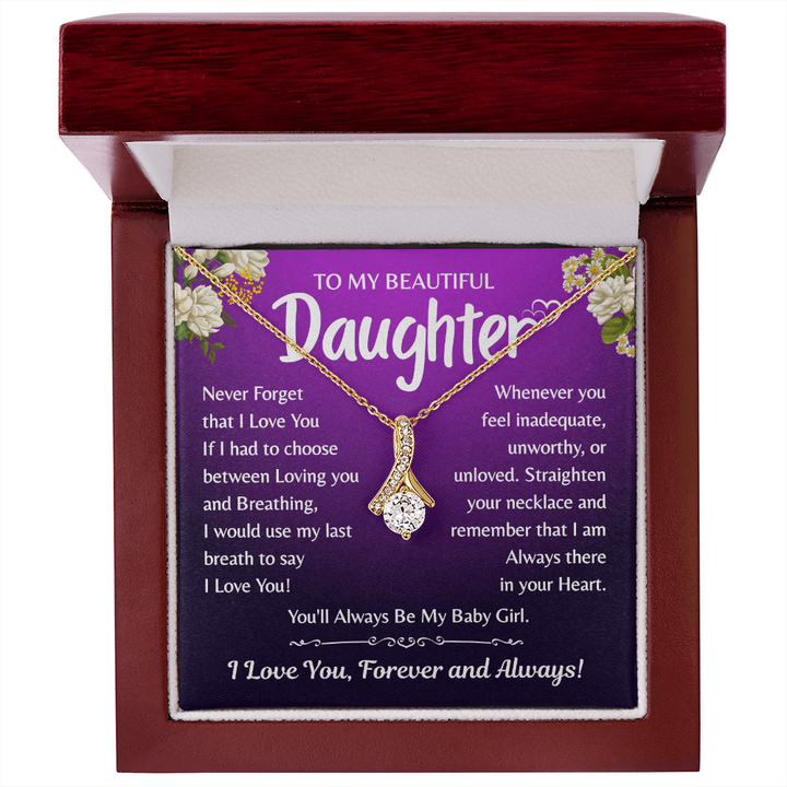 Heartfelt mom to daughter jewelry