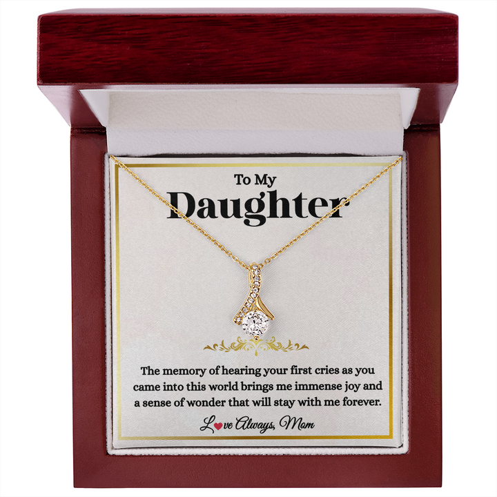 Daughter Necklace for Strength and Love