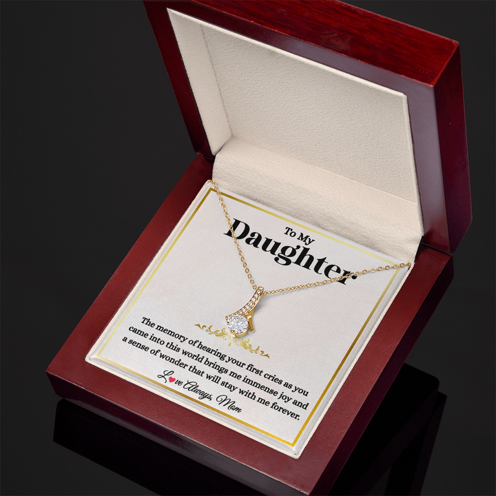 Daughter Necklace for Strength and Love