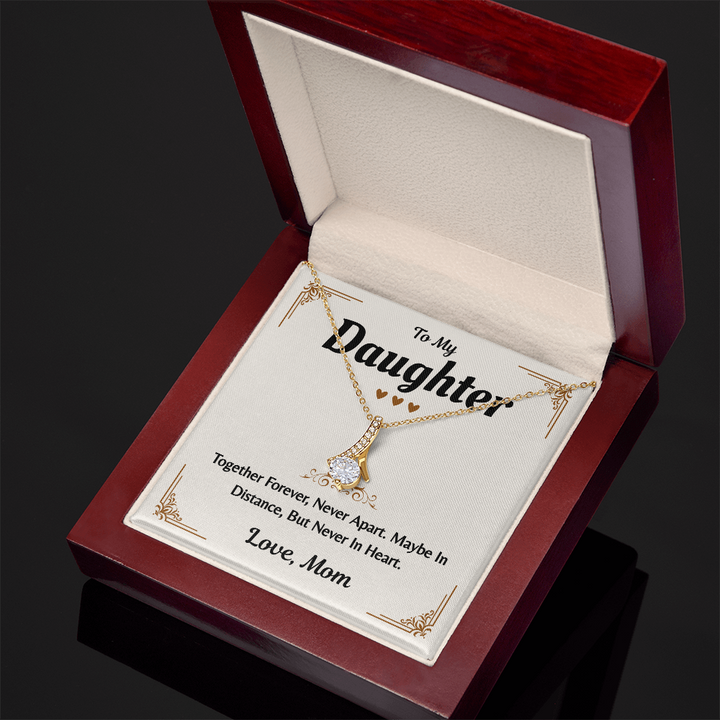 Sentimental silver necklace gift