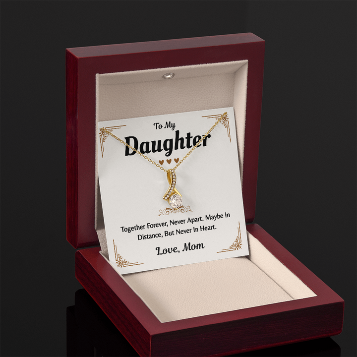 Daughter gift necklace from mom