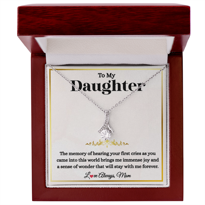 Daughter Necklace for Strength and Love