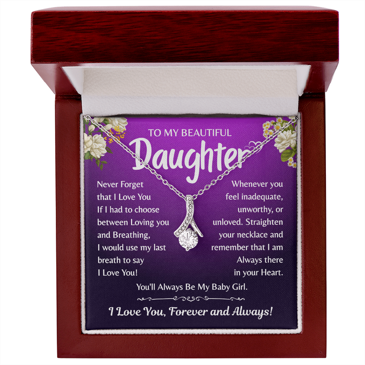 Heartfelt mom to daughter jewelry