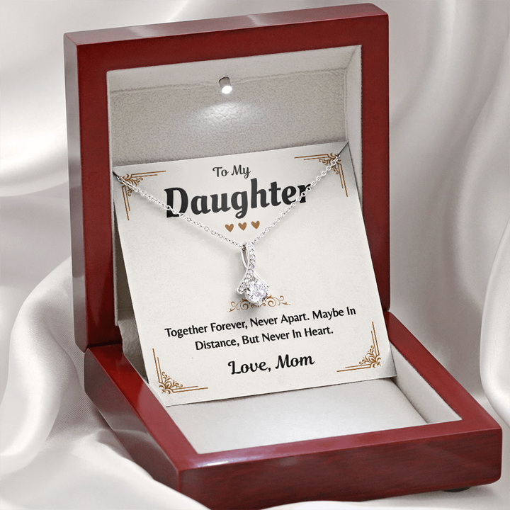 Daughter gift necklace from mom