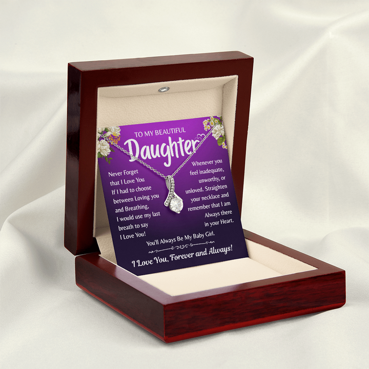 Heartfelt mom to daughter jewelry