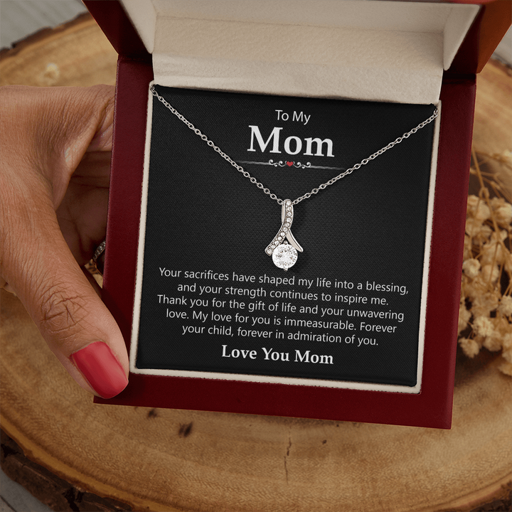 Mom Gifts Necklace From Son or Daughter