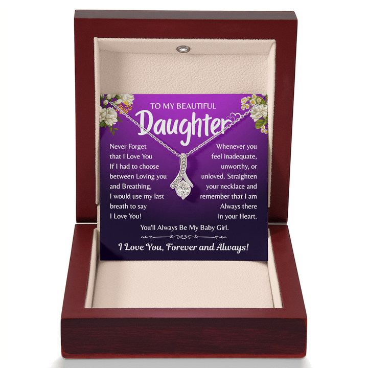 Heartfelt mom to daughter jewelry