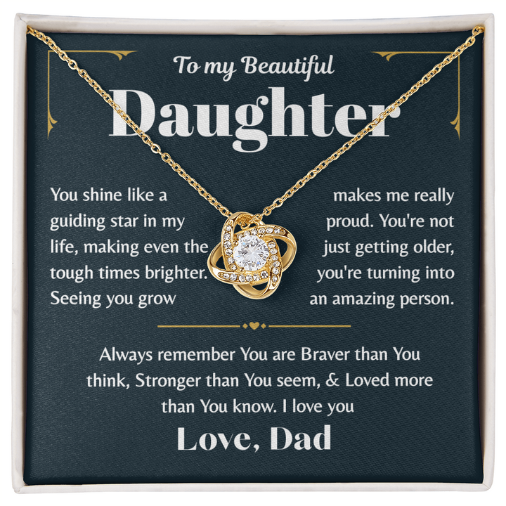 Special daughter gift pendant