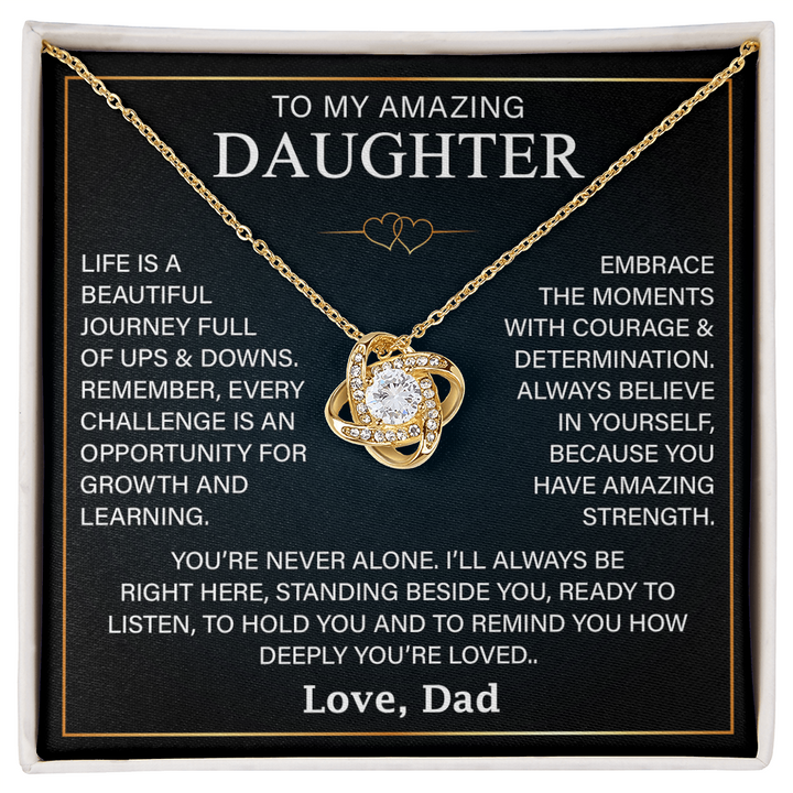 Daughter necklace gift from Dad.