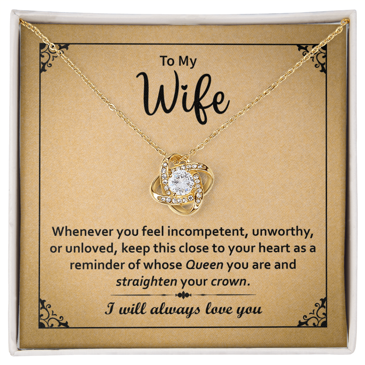 Husband's uplifting message for wife 