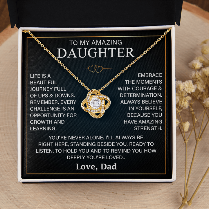 Daughter necklace gift from Dad.