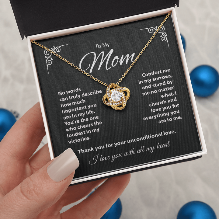 Unconditional love mom jewelry