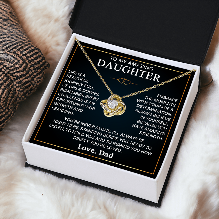 Daughter necklace gift from Dad.